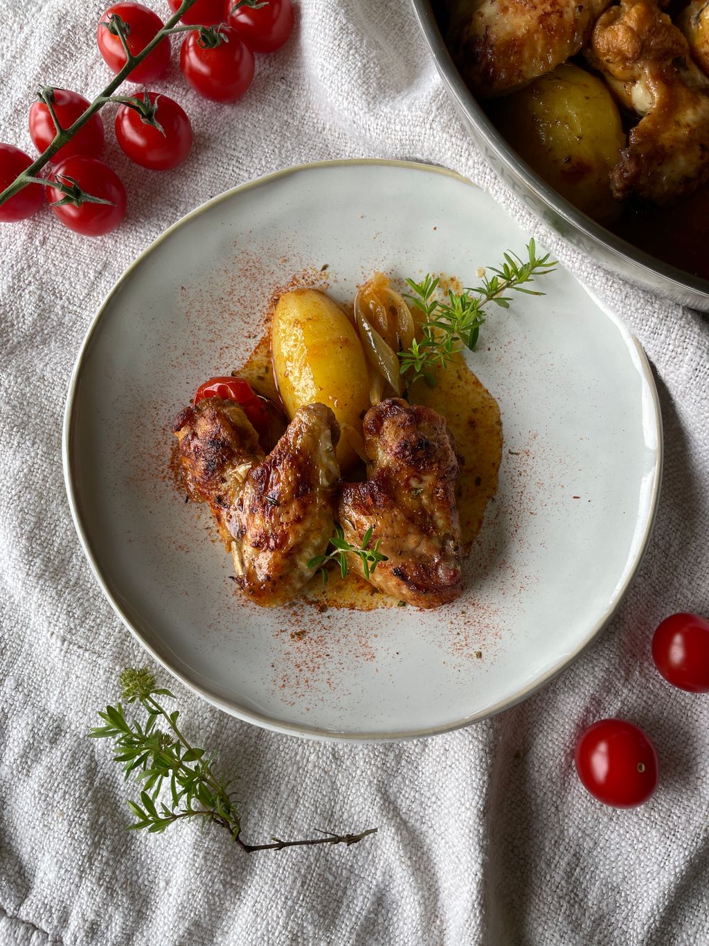 One-Pan Chicken Wings